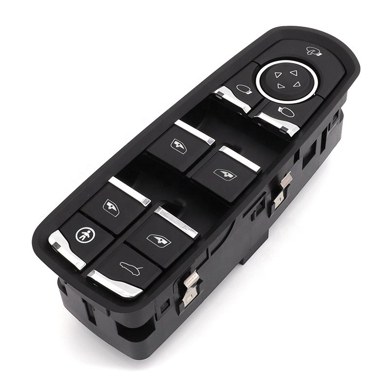 OEM 7PP959855MDML 9PP959855MDML Auto Parts Car Power Master Window Lift Switch for PORSCHE Panamera Cayenne Cayman Macan